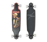 VOLADOR Urban Freeride Pro Longboard Cruiser 40inch | Canadian Maple Wood Deck & Forged Reverse Kingpin Truck | Drop Through Longboard Complete Setup for Urban Commuting (Prayer)