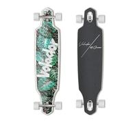 VOLADOR Urban Freeride Pro Longboard Cruiser 40inch | Canadian Maple Wood Deck & Forged Reverse Kingpin Truck | Drop Through Longboard Complete Setup for Urban Commuting (Vague)
