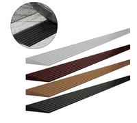 Volakebeing 10ft Rubber Garage Threshold Ramp Non-Slip Floor Transition Strip for Wheelchair Scooter Stroller Access, For Easy Install, 5cm Width, Available in Black, Gray, Sha(Gray)