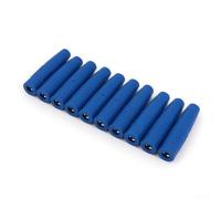 Volakebeing 10Pcs 4mm Banana Female Receptacle Adapter Insulated Wire Connectors PVC Brass Nickel Plated Speaker Terminals Audio Cable Connectors Mixed Colors(Blue)