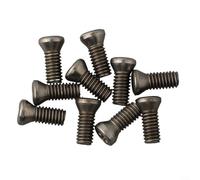 Volakebeing 10pcs M2.5 x 6mm, M2.5 x 7mm, For .5 x 10mm, For .5 x 12mm For Torx Socket Machine Screws for Carbide Insert Replacement in For CNC Lathe Tools - Steel Fasteners(x 10mm)