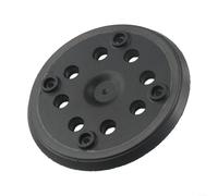 Volakebeing 125mm 8-Hole Sanding Pad for Bosch PEX 270 A and PEX 270 AE Eccentric Sanders, Durable Plastic and PU Construction, Black Round Polishing Wheel, 5 Inches