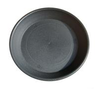 Volakebeing 12pcs Plastic Saucer Trays For Round Pots 5.8/6.8/7.6 Inch Water Collection System For Indoor Plant Maintenance(black)