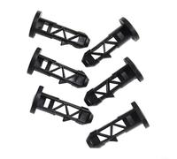 Volakebeing 2 or 6 Pack Plastic for Wheelie Bin Lid Hinge Pins 67mm x 31mm Black, for 240L Household Commercial Trash Cans Replacement, Easy Install Corrosive-Resistant(3 pairs)
