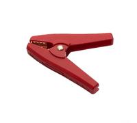 Volakebeing 2PCS Insulated Clips 100A 90mm Black Red Heavy Duty Battery Clamps Crocodile Clips Electrical Test Clips Car Battery Connectors
