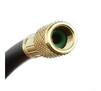 Volakebeing 36 Inch Refrigeration Charging Hose 600PSI for for HVAC Service Hose 1/4 SAE for for R410a R134a R22 AC Systems Black 3ft Gauge Hose