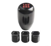 Volakebeing 5 Speed Alloy Shift Black Shifter Automatic Replacement Gear Knob Compatible Having Manual M10 Thread Car M8 Lever Handle Knob Aluminium Gear
