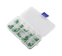 Volakebeing 50PCS DG308 Terminal Block Connector KF128 2.54mm 2P 3P 4P PCB Mount Screw Terminal Pluggable Kit 6A 125V Green Wire Connector for Electronics Projects and DIY