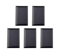 Volakebeing 5pcs 6V 70mA Mini Solar Cell Panel Module DIY Kit for Low Power Charger Light Projects Portable Poly Solar Panels 72x45mm Compact Design for Home Garden