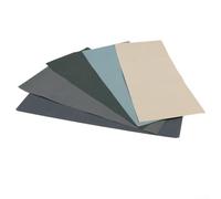 Volakebeing 5Pcs Flexible Latex Wet and Dry Sandpaper Sheets, Waterproof Carborundum Abrasives Mixed Grits 2500 3000 5000 7000 for Automotive Paint and Filler Smoothing