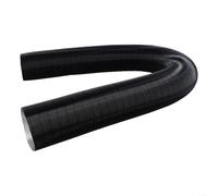 Volakebeing 75mm Aluminium Foil Ducting Hose for Diesel Air Parking Heater,Anti-Impact Pipe Compatible with for Webasto, Black Flexible Telescopic Air Outlet Tube(200CM)