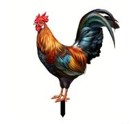 Volakebeing Acrylic Rabbit Lawn Stake For Garden For Yard Patio Pathway Outdoor Two-Dimensional Decorative Purpose(31 * 25.2)