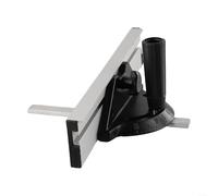 Volakebeing Adjustable Aluminium Alloy Miter Gauge Fence with Angle Plate Ruler for Table Saws, Band Saws, Router Tables and Jointers, -60° to 60° Cross Cutting,