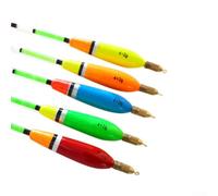 Volakebeing All Depths Barguzinsky Fir Fishing Floats Set 5pcs Balsa Wood Bobbers Sensitive Sliding Freshwater Fishing Tackle For Prime Visibility Lightweight Cork Float for Kit (42g)