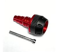 Volakebeing Alloy Front Fork Slider Carbon Texture Shock Absorber Red(Red)