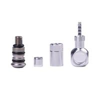 Volakebeing Aluminium Alloy Disc Brake Hose Adapter with Stainless Steel D8M5 Bolt for Banjo Fitting, Compatible with For XOD, GOODTASTE and ZOOM875e Calipers, Fits 5 m