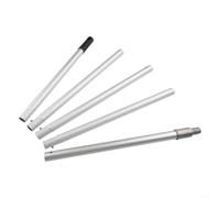 Volakebeing Aluminum Telescopic Extension Pole 9 Sections 12ft Adjustable Metal Pole for High Ceiling Cleaning Industrial Building Materials Maintenance Tools