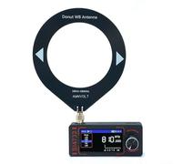 Volakebeing AMNVOLT SI4732 Radio Receiver Full Band FM AM SW LSB USB for DSP Pocket Radio with 1.9" IPS Screen 800mAh Battery Built-in Speaker Supports AGC/ATT Functions(loop antenna)