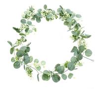 Volakebeing Artificial Rattan Leafs Green Vine 180cm Plastic Hanging Plant for Indoor Wedding Party Office Home Decoration, Realistic Texture Lifelike Foliage