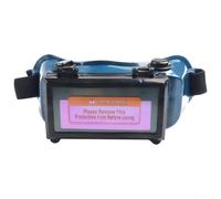 Volakebeing Auto Darkening Welding Goggles LCD Solar Powered Eye Protection Glasses DIN3 to DIN11 Filter for MIG For TIG For MMA Cutting Grinding