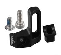 Volakebeing Bike Shifter Adapter Mounting Bracket Aluminum Alloy Mount Compatible with for SRAM Shifter ISpec EV Brake M4100 M6100 M7100 M8100 M9100 Series CNC Machined(Black)