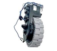 Volakebeing Black Replacement Left and Right Wheels Compatible with DeebotX2 for Omni and X2 Pro Robot Vacuums, Reliable Parts to Improve Cleaning Efficiency (Left)