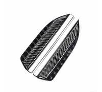 Volakebeing Car Mirror Rain Eyebrow Guard for Side Rear View Mirrors, 2-Pack, Carbon Fiber Look with PVC Core, 180 x 48mm, Fits Most Cars and SUVs, For Easy Tape-On