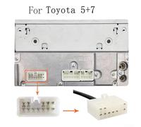 Volakebeing Car Music Interface Adapter with 3.5mm AUX Input for and For Models, Changer Port Direct Connect, Supports MP3/WMA, 12V DC, Black