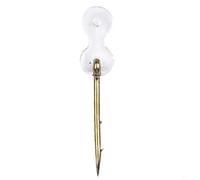 Volakebeing Carp Fishing Bait Spike Double 12pcs Barbed Steel Boilie Hair Rig Tackle Having Stainless Hook Bait Connector Fishing Silicone Rings Feeder Pins Accessories (10mm)