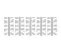 Volakebeing Carp Stops Hair Accessories Rig Quick Tackle Bait Stoppers for Boilies Pellets Feeder Plastic Fishing Rig Components Multicolour (transparent 9mm)