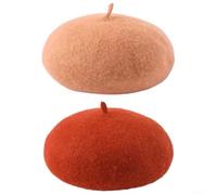 Volakebeing Classic Wool for Beret Hat Soft Warm One Size Fits Most Classic | Classic for french style, soft wool blend, one size fits most adults, vintage aesthetic, unisex design