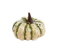 Volakebeing Decorative Mini Pumpkin Collection 10 Pieces Realistic Harvest Display Autumn Home Indoor Table Centerpiece Seasonal Mantel Decor Ornaments