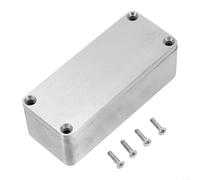Volakebeing Die-Cast Aluminium Enclosure Box IP54 Waterproof Metal Project Case for Electronics Instruments with Multiple Sizes 1590A 1590B 1590BB 1590C 1590G Silver(1590 A （92 as a 1m mm)