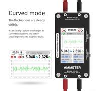 Volakebeing Digital Ammeter for Smartphone Repair Tools and Mobile Device Testing, Electronics Repair Meter with Large Display for Current and Voltage Measurement, Circuit