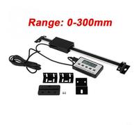 Volakebeing Digital Linear Scale with Remote Digital Readout DRO for Lathe and Router Table, 0-300mm/12in Measurement Range, 0.01mm Resolution, LCD Display,(0-200mm)