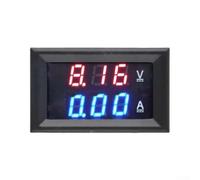 Volakebeing Digital Voltmeter Ammeter LED Dual Display DC 0-100V 0-10A/50A/100A Voltage Current Meter Tester Gauge with Shunt for for Electrical Testing(10A)