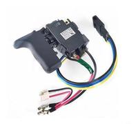 Volakebeing Drill Trigger Switch Replacement for HR202D BHR202RFE DHR202 BHR202 DHR202RME DHR202Z Electric Power Tool Parts 16A 7.2V-24V Black