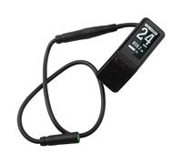 Volakebeing E-For Bike LCD Display 24V/36V/48V/60V with 5-Pin Waterproof Interface Cable, ABS Housing, Handlebar Mount, Clear Speed and Battery Readout Compatible with 02OMD Co