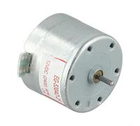 Volakebeing EG-530AD-2F Spindle Motor DC 12V Clockwise Tape Recorder Audio Capstan Motor 2400 RPM Metal Silver 34mm Diameter for Cassette CD Player DVD