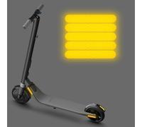 Volakebeing Es4 E22 E25 Visibility Scooter Safety Decals Reflective Stickers Es2 Reflectors for Es3 Electric Weatherproof Night Pvc Tape Self For Es1 (Orange)