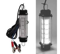 Volakebeing Fish for Lamp Squid Waterproof Deep Attractor 120w/180w Led Underwater Fishing Light 12v Submersible Ip68 Freshwater Light Sea Saltwater Bait Night Fishing (white 120W)