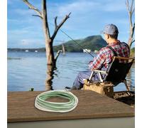 Volakebeing Fly Fishing Head Line 100ft Floating Nylon Main Sea Fishing Line for Saltwater Fly Fishing Green Cream Line Wf6f Wf7f Wf8f Saltwater Wf10f Short Wf9f (WF8F)