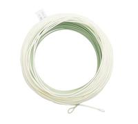 Volakebeing Fly Fishing Saltwater Main Line 100ft Nylon WF6F WF7F WF8F WF9F WF10F Green or Cream Outbound Short Fly Sea Fishing Line for Casting Control