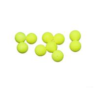 Volakebeing Foam Fishing Beads 100pcs Mixed Size Carp Rig Foam Balls Terminal Tackle Buoyant Float Stops Pike Sea Fishing Rigging Texture Bottom Rig Feeder Setup (yellow 8)