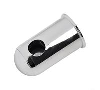 Volakebeing For 22mm ABS Shower Wall Bracket for 22mm Rods, Silver Finish Fixing Support for Bathroom Shower Rod Installation, Includes Screws for Easy