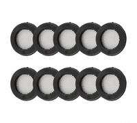 Volakebeing For 3/4" For Washer for Washing Machine Dishwasher Shower Valve - Stainless Steel Mesh Filter Gasket with Rubber Seal, 10-Pack (White/Black)(Black)