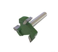 Volakebeing For /4 Inch Shank For CNC Spoilboard Surfacing Router Bits Carbide Tipped Tools for Wood, MDF, Plywood with Cut Diameter, 3-Wing Design, Heat Resistant(Green)