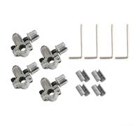 Volakebeing for 4 Pack BPV-31 Piercing Tap Valve for HVAC Air Conditioners, /4 in, 5/16 in, 3/8 in OD Tubing Replacement with Hex Key, Zinc Alloy Line Valve for
