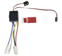 Volakebeing for 60A Brushed ESC Electronic Speed Controller for /10 Scale RC Cars, Waterproof & Dustproof Design with 2-3S LiPo Input, Compatible with for Tamiya and(WP1060-60A)