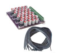 Volakebeing For 6A High Current Active Li-ion Battery Equalizer Board for 4S/6S/17S For LiFePO4, Lithium Ternary & Titanate, 0.01V Accuracy, Low Power Consumption,(17S)